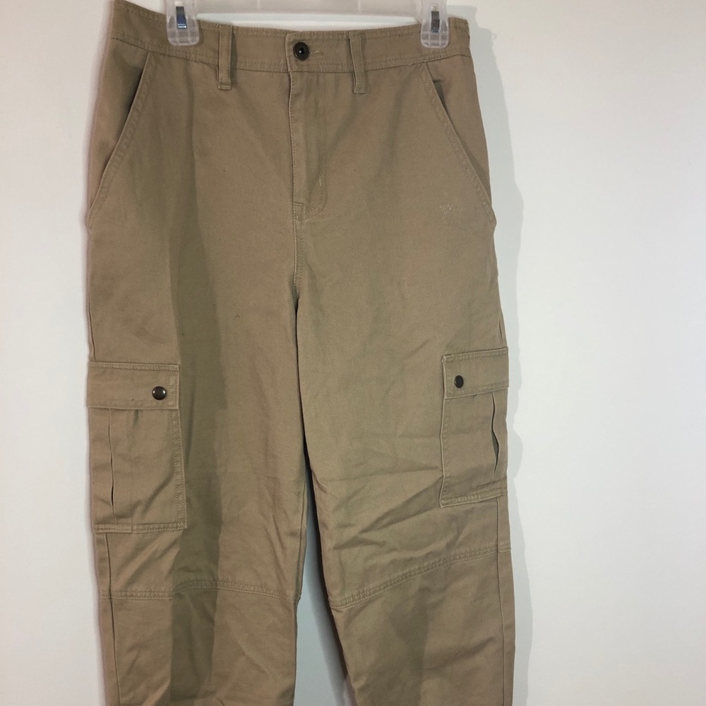 Khaki Cargo Joggers